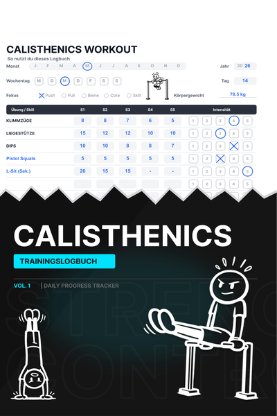 Calisthenics Trainingslogbuch